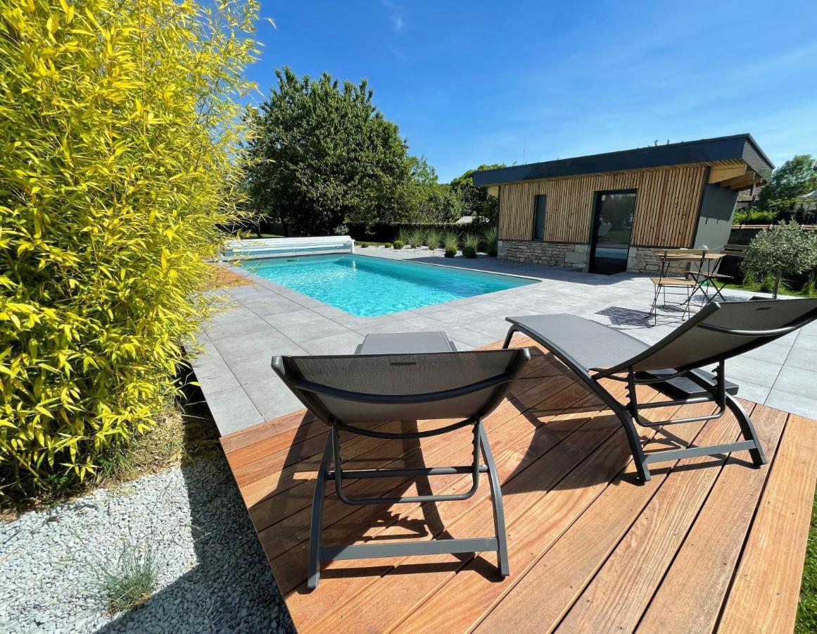 Sejour Detente - Appart'Hotel N 1 Avec Jaccuzi, Piscine Et Petit-Dejeuner Chouzelot Exterior foto